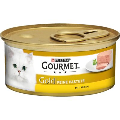 48x85g Gold Fijne Paté Mix I Gourmet Kattenvoer 48x85g Gold Fijne Paté Mix I Gourmet Kattenvoer