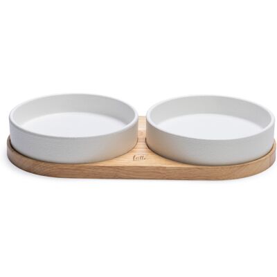 Designed by Lotte 2x 350ml DBL Kera kattendiner set Designed by Lotte 2x 350ml DBL Kera kattendiner set