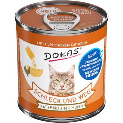24x100g Dokas Slik en Smul kattendrank met kip 24x100g Dokas Slik en Smul kattendrank met kip