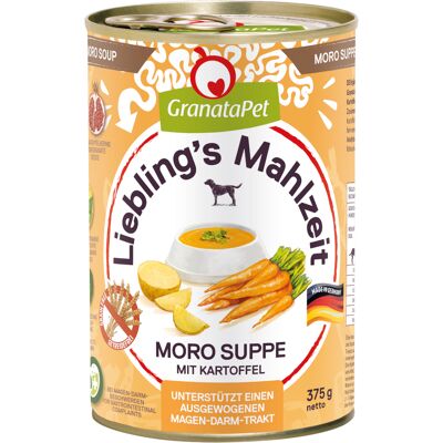 6x375g GranataPet Liebeling's Maaltijd Moro Soep met Aardappel nat hondenvoer 6x375g GranataPet Liebeling's Maaltijd Moro Soep met Aardappel nat hondenvoer