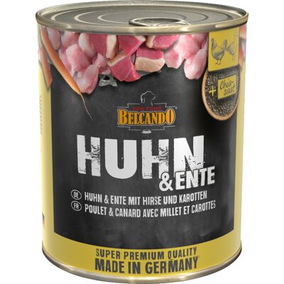 Belcando Super Premium 6 x 800 g Hondenvoer - Kip & eend met gierst & wortelen Belcando Super Premium 6 x 800 g Hondenvoer - Kip & eend met gierst & wortelen