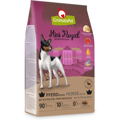 1kg GranataPet Mini Royal Monoprotein Paard droog hondenvoer 1kg GranataPet Mini Royal Monoprotein Paard droog hondenvoer