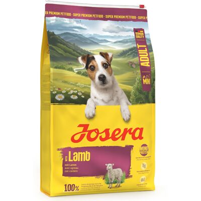 10kg Josera Mini Adult Lam droogvoer voor honden 10kg Josera Mini Adult Lam droogvoer voor honden