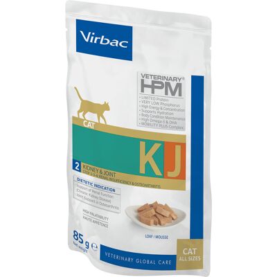 Virbac Veterinary HPM Cat Kidney & Joint KJ2 - 12 x 85 g Virbac Veterinary HPM Cat Kidney & Joint KJ2 - 12 x 85 g