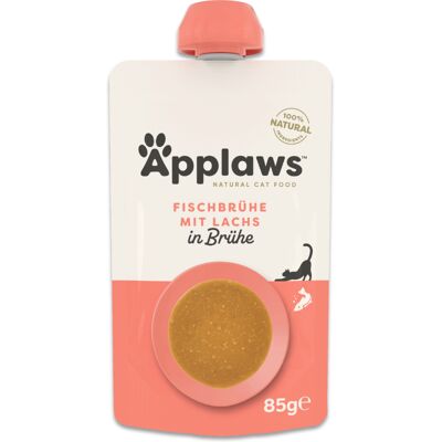 Voordeelpakket: 24x85g Applaws Bottenbouillon Zalm nat kattenvoer Voordeelpakket: 24x85g Applaws Bottenbouillon Zalm nat kattenvoer