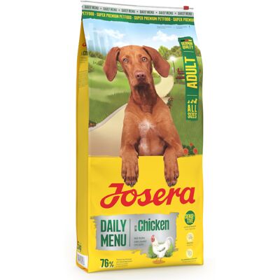 12,5kg Josera Daily Menu Adult Kip Hondenvoer droog 12,5kg Josera Daily Menu Adult Kip Hondenvoer droog