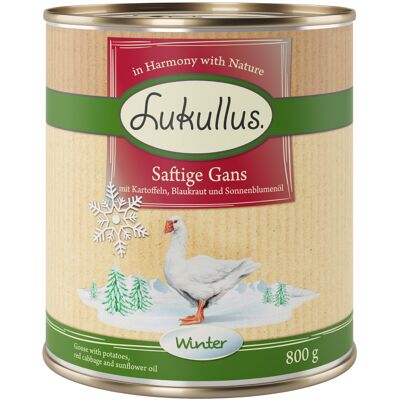 Lukullus Winter-Menu: Sappige Gans - 6 x 800 g Lukullus Winter-Menu: Sappige Gans - 6 x 800 g