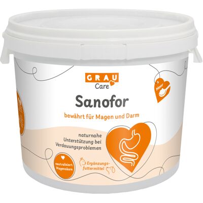 Grau 2500g Sanofor Veendrenkstof voor Hond, Kat, Knaagdier Grau 2500g Sanofor Veendrenkstof voor Hond, Kat, Knaagdier