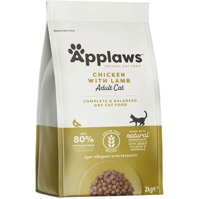 2kg Adult Kip met Lam Applaws Kattenvoer 2kg Adult Kip met Lam Applaws Kattenvoer