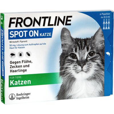 Frontline ongediertebestrijding Spot-On Kat 6 pipetten Frontline ongediertebestrijding Spot-On Kat 6 pipetten