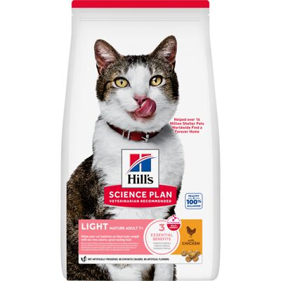 7kg Mature Adult 7+ Active Longevity Light Kip Hill's Science Plan Kattenvoer 7kg Mature Adult 7+ Active Longevity Light Kip Hill's Science Plan Kattenvoer