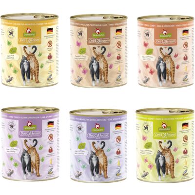 Probeerpakket GranataPet DeliCatessen 6 x 800 g Kattenvoer - Probeerpakket III Probeerpakket GranataPet DeliCatessen 6 x 800 g Kattenvoer - Probeerpakket III
