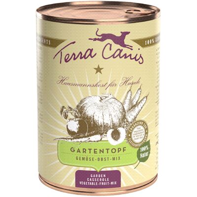 Terra Canis Tuinpannetje, Groente-Fruit-Mix - 6 x 400 g Terra Canis Tuinpannetje, Groente-Fruit-Mix - 6 x 400 g