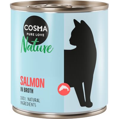 6x280g Nature Zalm Cosma Kattenvoer 6x280g Nature Zalm Cosma Kattenvoer