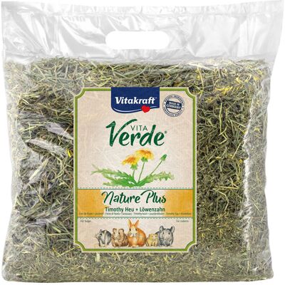 Vitakraft Voordeelpakket: 6x500g Vita Verde Timothy hooi met paardenbloem kleinvee Vitakraft Voordeelpakket: 6x500g Vita Verde Timothy hooi met paardenbloem kleinvee