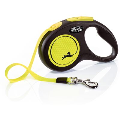 flexi New Neon Rollijn Tape, 5m S tot 15kg Hond flexi New Neon Rollijn Tape, 5m S tot 15kg Hond