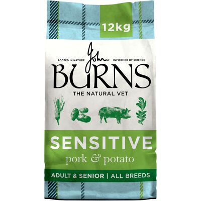 12kg Adult Sensitive+ Varken & Aardappel Burns Hondenvoer 12kg Adult Sensitive+ Varken & Aardappel Burns Hondenvoer