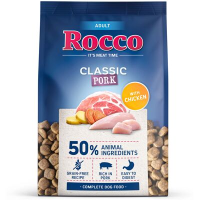 Rocco Adult Klassiek Varkensvlees met Kip 10 kg Rocco Adult Klassiek Varkensvlees met Kip 10 kg