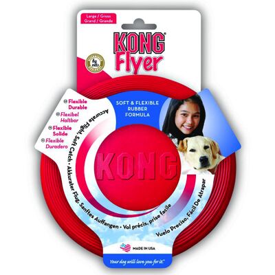 Kong Flyer L Hondenfrisbee 1 stuk Kong Flyer L Hondenfrisbee 1 stuk