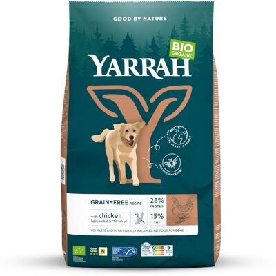 10kg Graanvrij met Biologische Kip Yarrah Bio Hondenvoer 10kg Graanvrij met Biologische Kip Yarrah Bio Hondenvoer