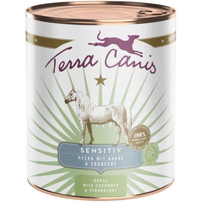 6x800g Terra Canis Sensitive Paard Honden natvoer 6x800g Terra Canis Sensitive Paard Honden natvoer