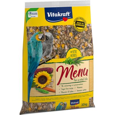 10 kg Vitakraft Menu Papegaaien Vogelvoer 10 kg Vitakraft Menu Papegaaien Vogelvoer