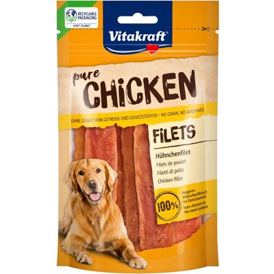 Voordeelpakket: 10x80g Vitakraft Filets Kip Hondensnacks Voordeelpakket: 10x80g Vitakraft Filets Kip Hondensnacks