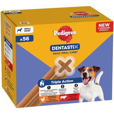 168 Stuks Voor Kleine Honden (5-10 kg) Dagelijkse Gebitsverzorging Pedigree Dentastix 168 Stuks Voor Kleine Honden (5-10 kg) Dagelijkse Gebitsverzorging Pedigree Dentastix