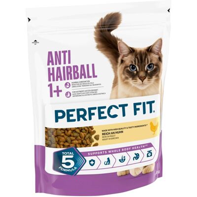 Inhoud: 6x750g Perfect Fit Anti Hairball 1+ Rijk in Kip Droog Kattenvoer Inhoud: 6x750g Perfect Fit Anti Hairball 1+ Rijk in Kip Droog Kattenvoer