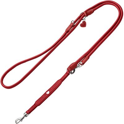 HUNTER verstelbare looplijn Round & Soft Love 200cm x Ø 6 mm voor honden HUNTER verstelbare looplijn Round & Soft Love 200cm x Ø 6 mm voor honden