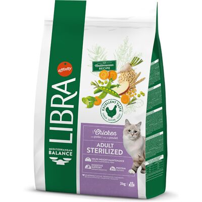Affinity Libra Adult Gesteriliseerd met Kip 2 x 3 kg Affinity Libra Adult Gesteriliseerd met Kip 2 x 3 kg