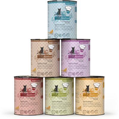 catz finefood Ragout 6 x 380 g - Mixpakket (5 Soorten) catz finefood Ragout 6 x 380 g - Mixpakket (5 Soorten)