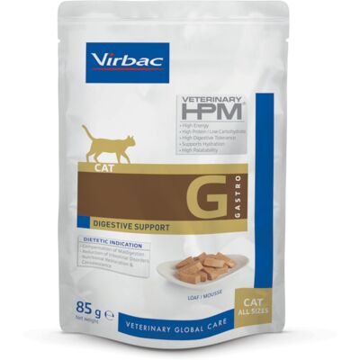 - 12 x 85 g Virbac Cat Veterinary HPM Digestive Support nat kattenvoer - 12 x 85 g Virbac Cat Veterinary HPM Digestive Support nat kattenvoer