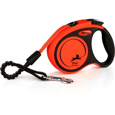 Maat XS: tot 15kg flexi Xtreme harnaslijn oranje, 3m voor honden Maat XS: tot 15kg flexi Xtreme harnaslijn oranje, 3m voor honden