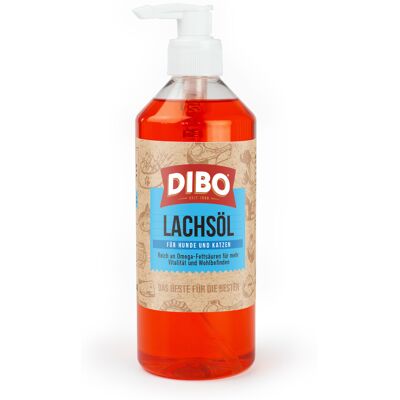 2x500ml Dibo Zalmolie voor Hond en Kat 2x500ml Dibo Zalmolie voor Hond en Kat