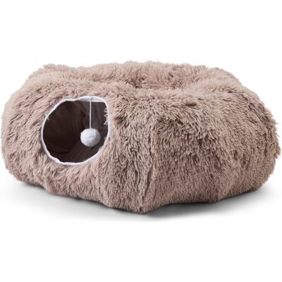 Savic Snuggle Tunnel incl. ligkussen ca. Ø85x26cm voor katten Savic Snuggle Tunnel incl. ligkussen ca. Ø85x26cm voor katten