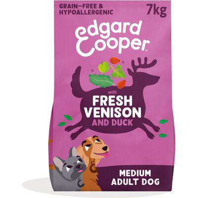 Edgard & Cooper Medium Adult Hond Wild & Eend graanvrij - 7 kg Edgard & Cooper Medium Adult Hond Wild & Eend graanvrij - 7 kg
