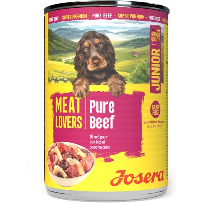 Josera Meat Lovers Junior Menu 6 x 400 g - Rund Josera Meat Lovers Junior Menu 6 x 400 g - Rund