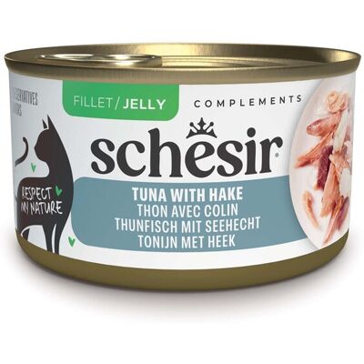 12x70g Schesir Complements in Gelee Thunfisch mit Seehecht Katzenfutter nass 12x70g Schesir Complements in Gelee Thunfisch mit Seehecht Katzenfutter nass