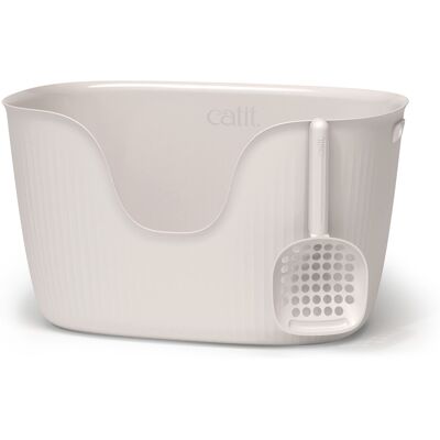 Catit Loo kattenbak met schepje, wit 36,5x58,5x33,5cm Catit Loo kattenbak met schepje, wit 36,5x58,5x33,5cm