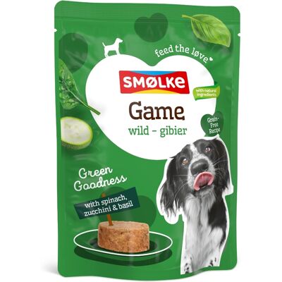 Smolke 8x300g Smølke Pouch Wild natvoer voor honden Smolke 8x300g Smølke Pouch Wild natvoer voor honden