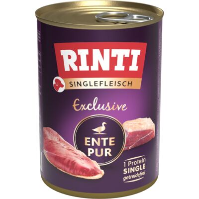 Rinti Sensible Puur 6 x 400 g - Eend Puur Rinti Sensible Puur 6 x 400 g - Eend Puur
