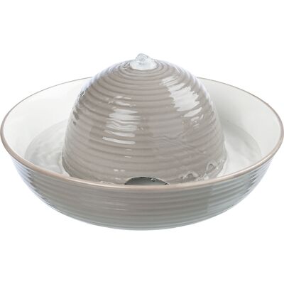 1,5l Trixie Vital Flow Keramieken Drinkfontein Grijs voor Katten 1,5l Trixie Vital Flow Keramieken Drinkfontein Grijs voor Katten