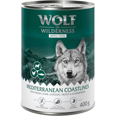6x400g The Taste of The Taste Of The Mediterranean Wolf of Wilderness Hondenvoer 6x400g The Taste of The Taste Of The Mediterranean Wolf of Wilderness Hondenvoer