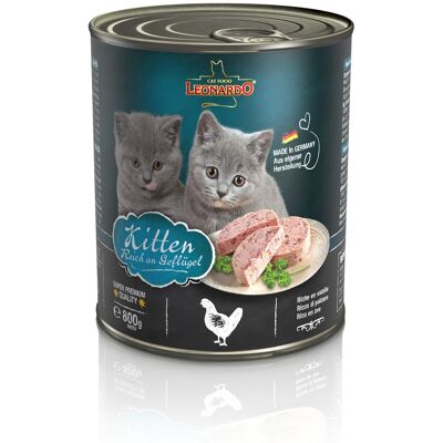 6x800g All Meat Kitten Gevogelte Leonardo Kattenvoer 6x800g All Meat Kitten Gevogelte Leonardo Kattenvoer