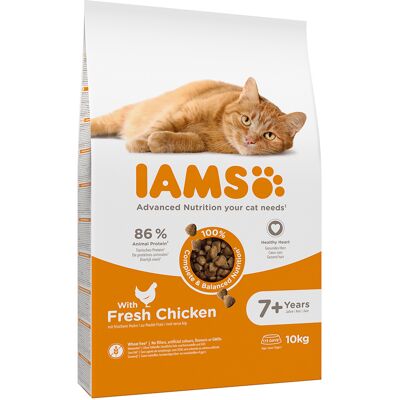 10kg Senior & Mature IAMS Kattenvoer 10kg Senior & Mature IAMS Kattenvoer