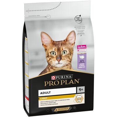 3kg Light Adult Optilight Rijk aan Kalkoen Pro Plan Kattenvoer 3kg Light Adult Optilight Rijk aan Kalkoen Pro Plan Kattenvoer