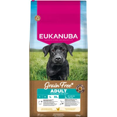 Eukanuba Grain Free Adult Large & Giant Breed Kip - 12 kg Eukanuba Grain Free Adult Large & Giant Breed Kip - 12 kg