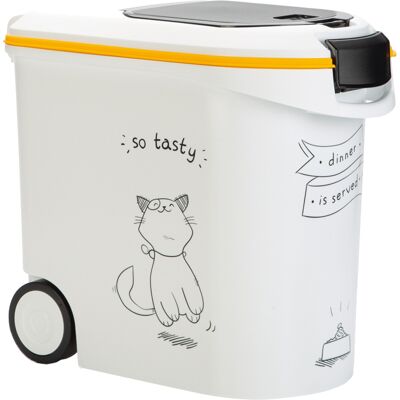 - tot 12 kg droogvoer - Curver Droogvoercontainer Kattensilhouet - tot 12 kg droogvoer - Curver Droogvoercontainer Kattensilhouet