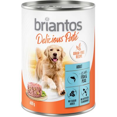 Voordeelpakket Briantos Delicious Paté 24 x 400 g Vis en erwten Voordeelpakket Briantos Delicious Paté 24 x 400 g Vis en erwten